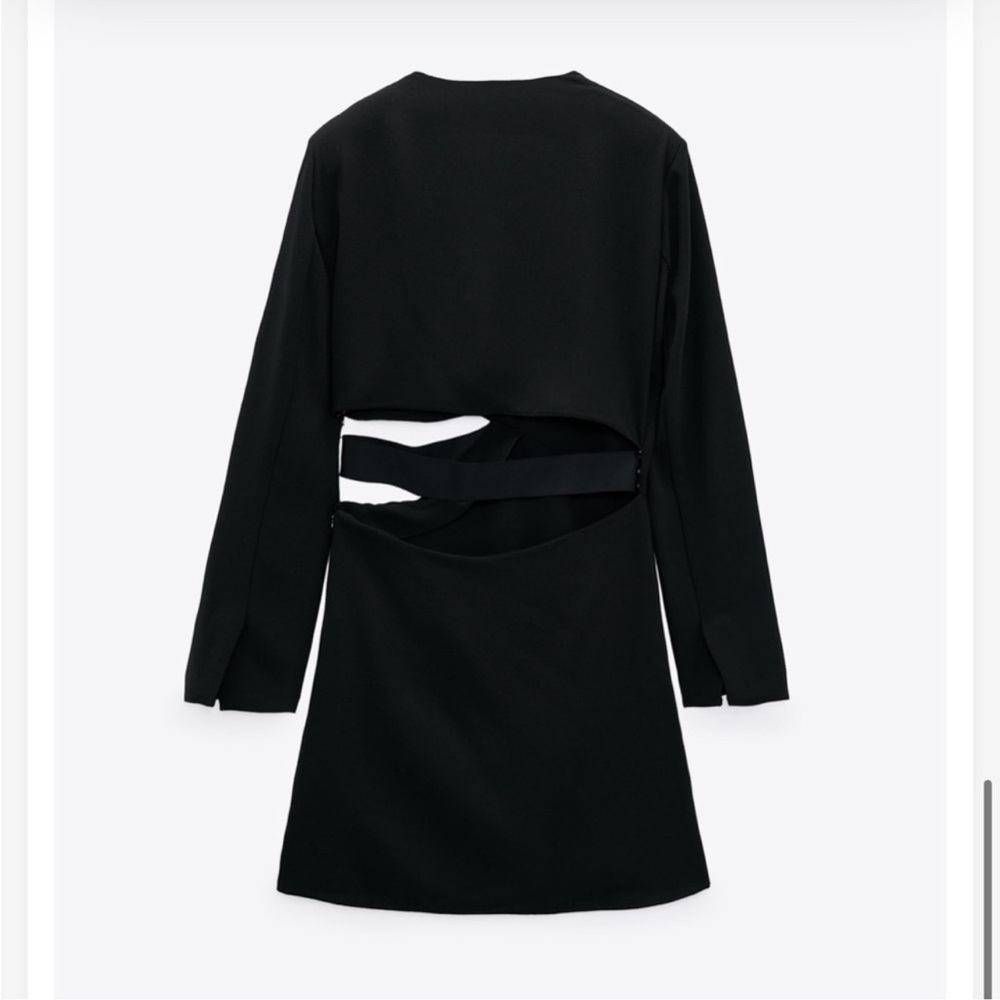 ZARA CUT OUT MINI DRESS - Picture 7 of 8